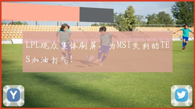 LPL观众集体刷屏,为MSI失利的TES加油打气!
